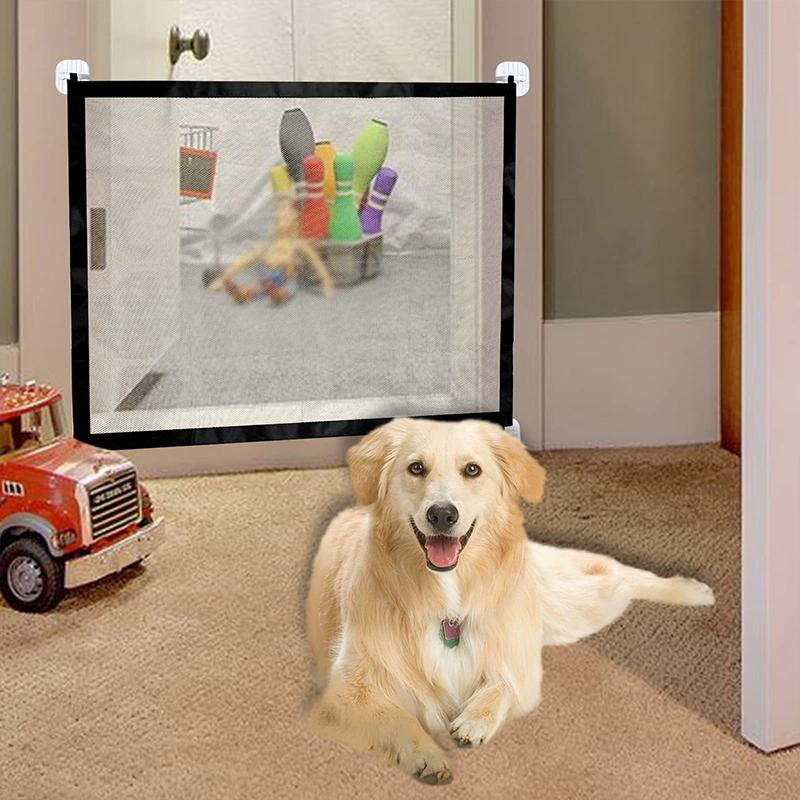 Dog Fence Netting Barrier Pet Isolati Network Folding Breathable Mesh Play Dog Safety Fence Doorway Pet Products Protect