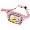 Japanese Large Capacity Transparent Itabag Purses Casual Belt Pouch Y2K Chest Bag Crossbody Bag Travel