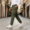 Men's Multi-Pocket Casual Cargo Pants with Tapered Leg for Everyday Wear