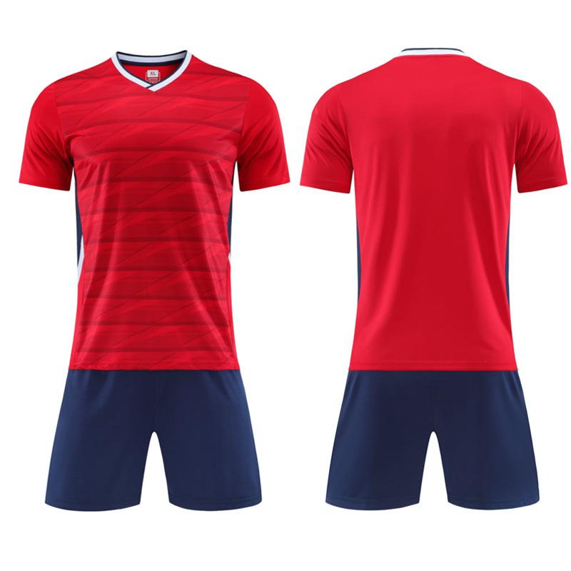 Wholesale 2025 Children's Football Jersey Set, Primary School Football Training Jersey, Boys and Girls Competition Printed Jersey