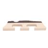 6 String Banjo Bridge Universal 3 Legged Premium Ebony Maple Banjo Bridge for Banjolele Accessories