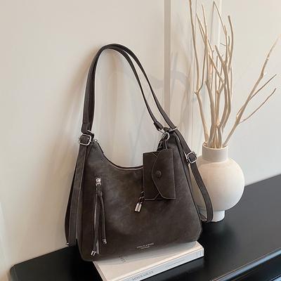 Einschulter-Crossbody-Tasche Doppelschultertasche Tragetasche Vielseitig Lässig Große Kapazität Crossbody-Tasche