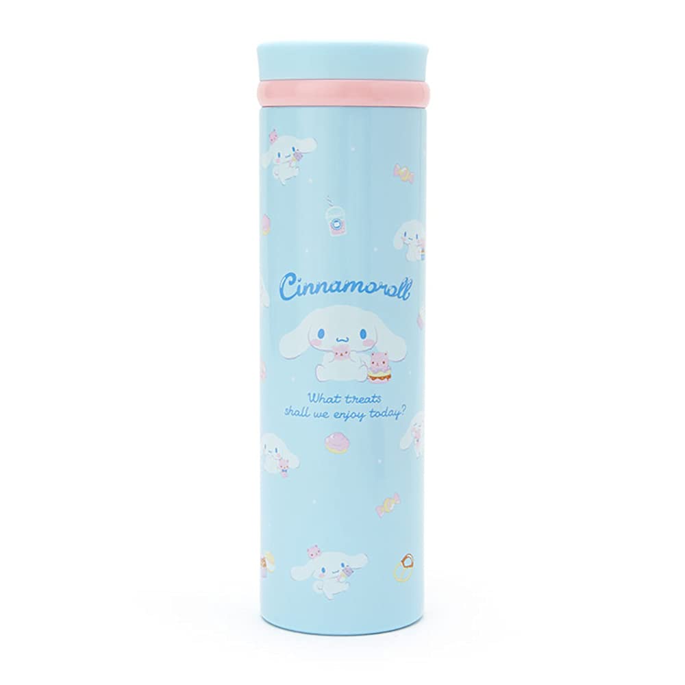 Sanrio Water Bottle 460ml Direct Drinking Lightweight Stainless Steel Bottle Cinnamoroll Cinnamoroll 814059 Children's Warm/Cold