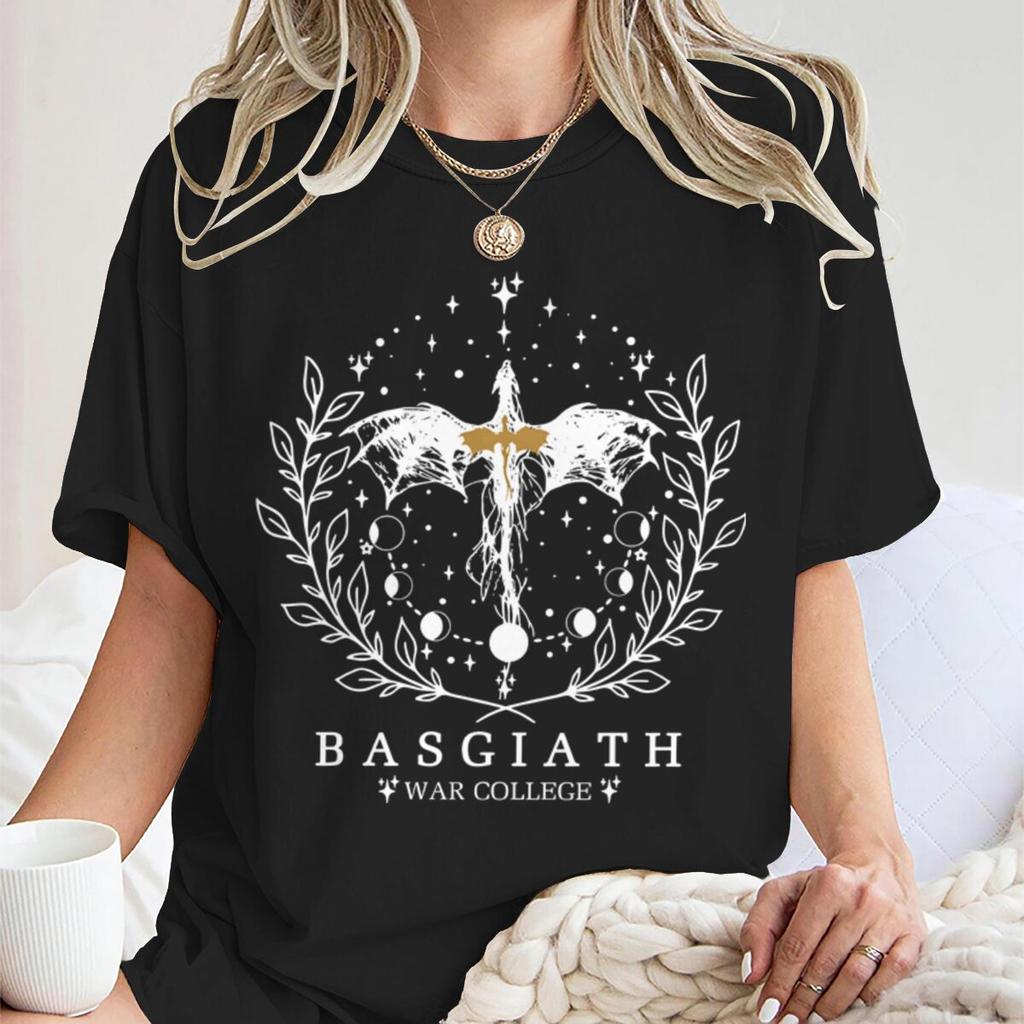 Bookish Dragon Basgiath War College Inspired Tshirt Vintage Fourth Wing Books Fan Unisex Unisex Bookishness Tee