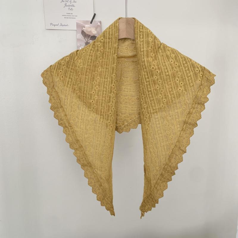 Silk Scarf New Versatile Scarf Solid Color Headscarf Headband Jeans Stacked Silk Scarf Waist Fart Curtain