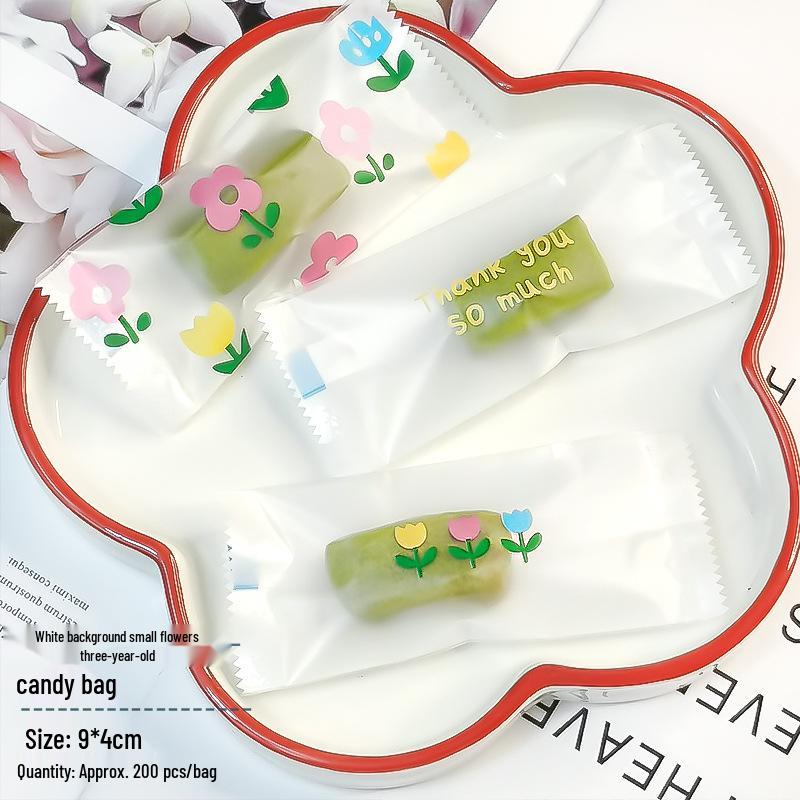 Nougat Candy Packaging Bag with Machine-Sealed Candy Paper