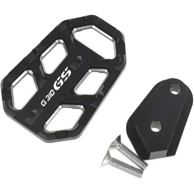 

Motorcycle Rear Foot Brake Lever Peg Pad Enlarge Extender Footrests Pedals for B&MW G310GS G310 GS G 310 GS 2017-2024(Titanium) чёрный