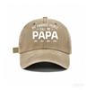 Personalized Vintage Washed Denim Cap for Grandpa, Dad – Custom Baseball Hat for Men, Father's Day Birthday Gift for Daddy, Papa