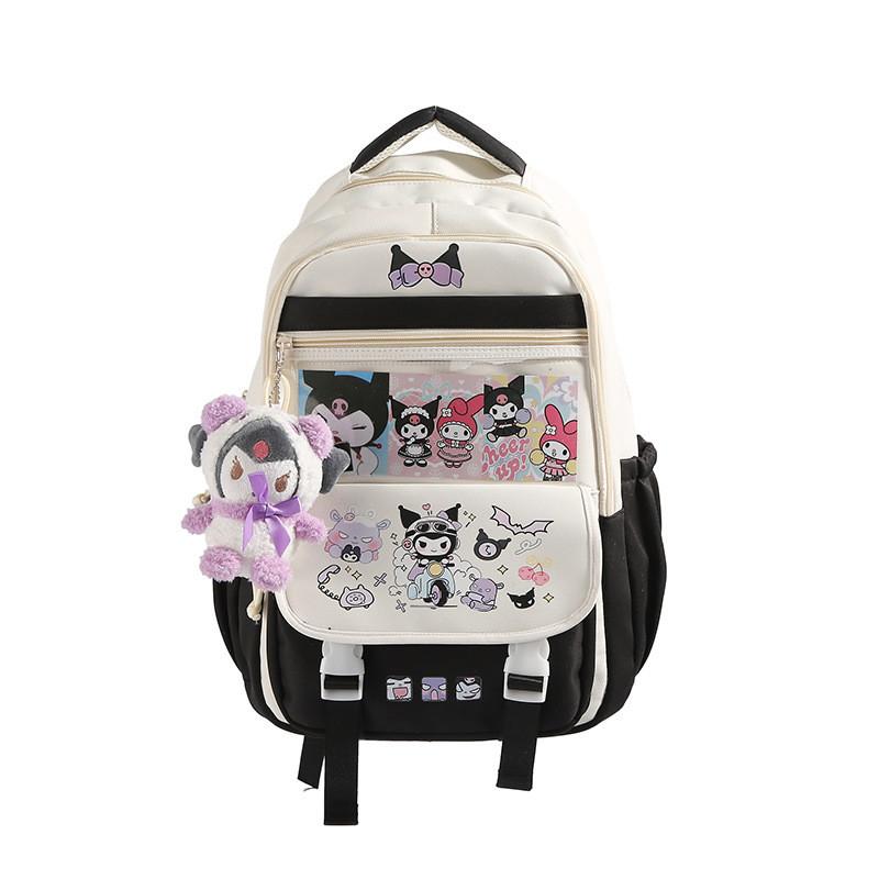 Melody Cute Girl Backpack With Waterproof Nylon For School And 14in Laptop Carrying