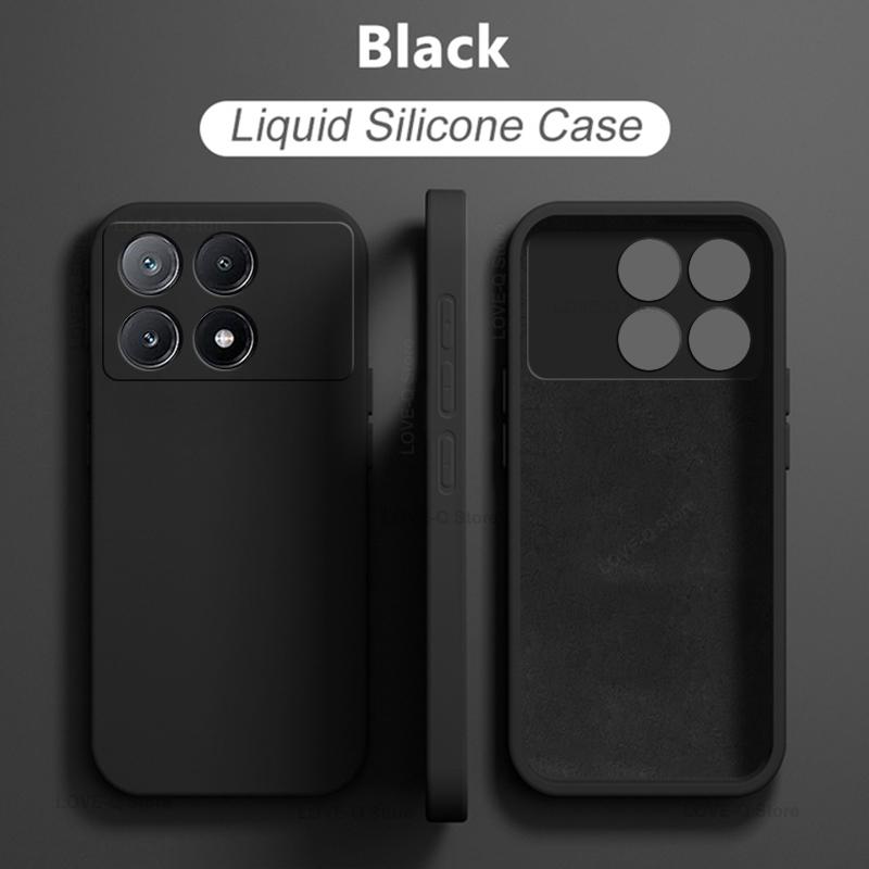 Schutzhülle Soft Cover Für Poco X6 Pocox6 Pro Hülle Flüssigsilikon Handyhüllen
