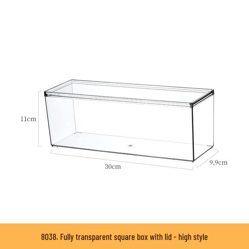 Cajón de Escritorio Transparente de Acrílico con Divisor