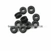 M6 Motorcycle Windshield Rubber Buffer Pads - Shock Absorber & Pressure Reducing Washers (10 Pcs)