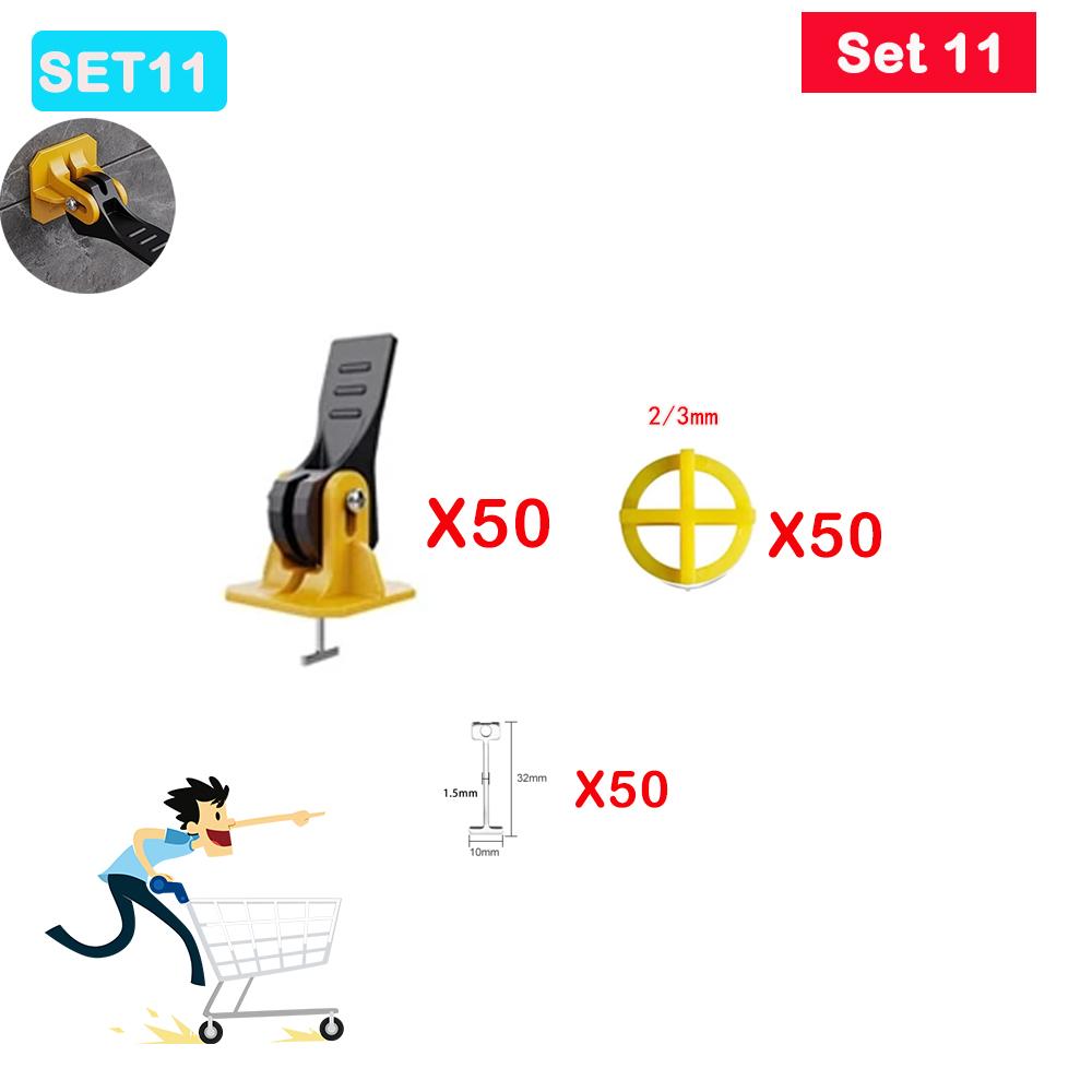 5-200 buc Agrafe pentru sistem de nivelare a plăcilor de pardoseală Instrumente de construcție Distanțiere de reglare a reglajului de nivelare a plăcilor Set de distanțiere pentru perete de plăci de porțelan