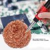 Soldering Iron Tip Cleaner Welding Nozzle Cleaner Stainless Steel Wire Balls with Base