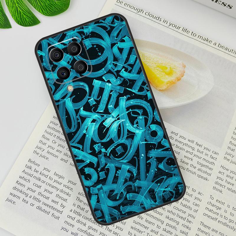 Pokras Lampas Art Graffiti Case For Samsung Galaxy M12 M11 M13 M14 M15 M06 M16 M36 M56 M31 M53 M32 M52 M35 M55 M34 M54