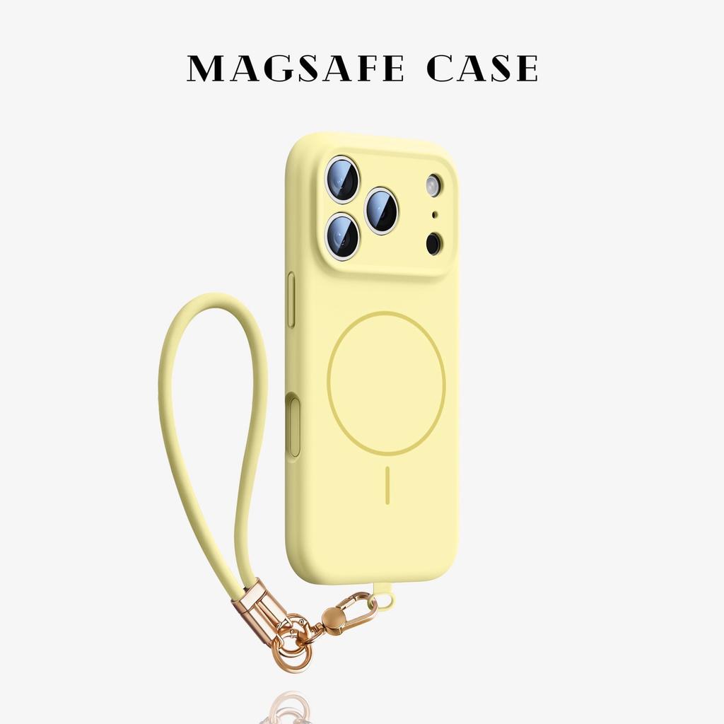 Applicable To the New Apple 17ProMax Mobile Phone Case, True Liquid Silicone Fine Magnetic All-inclusive iPhone16 Protective Case.