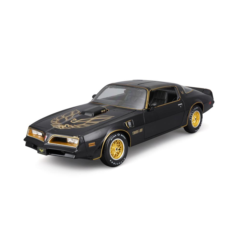 Maisto 1/18 Scale Pontiac Firebird Trans Am Black Diecast Model Car (Finished Model) 31464 BK