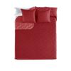 Bedspread Boutis - CASA - 270x260 Cm - Garnet Red - Plain - Bouti + Coj. Vegas - 100% Polyester