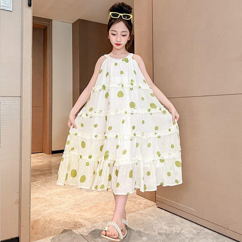 Girls Sleeveless Summer Princess Dress for Big Kids Stylish and Cool