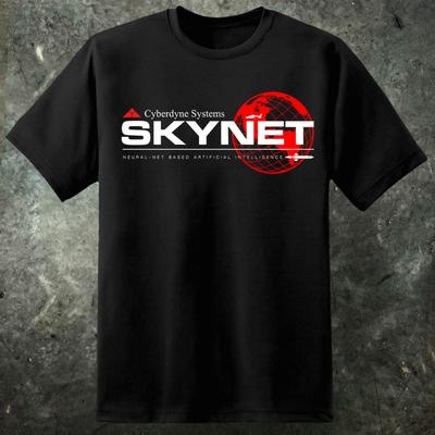 Camiseta Gráfica Cyberdyne Systems Skynet para Hombre y Mujer Camiseta de Algodón Suave que Absorbe la Humedad Ropa Casual Formal para Todas las Estaciones