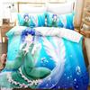 Wakasagihime (Touhou) Bedding Set Single Twin Full Queen King Size Bed Set Aldult Kid Bedroom Duvetcover Sets Bed Sheet Set 01