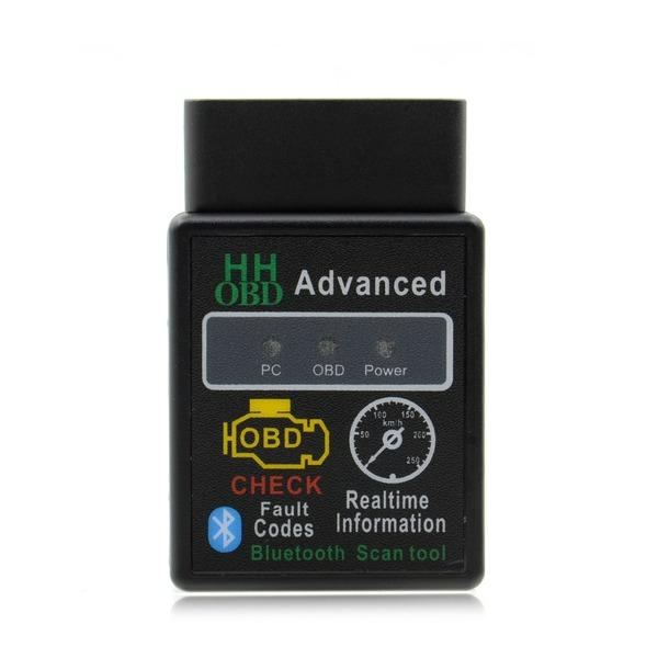 HH OBD ELM327 Bluetooth OBD2 OBDII CAN BUS Skaner Diagnostyczny Samochodu Kontrolka Silnika Adapter Interfejsu Do Android PC