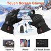 Unisex Fleece Heated Gloves for Men Women Cold Weather 3 Temperature Adjustable Cordless