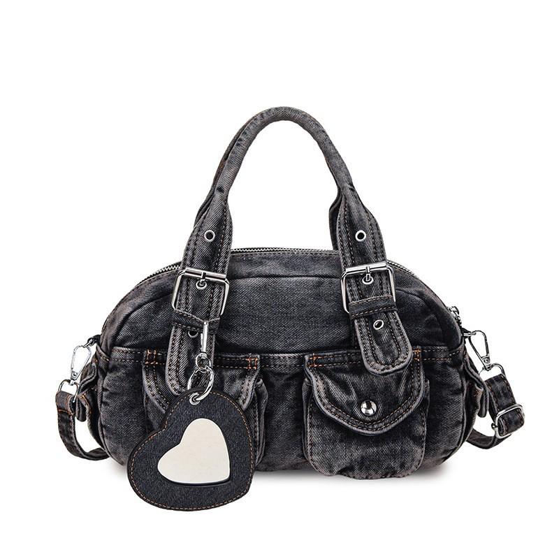 2025 Autumn Women's High-End Luxury Denim Shoulder Bag