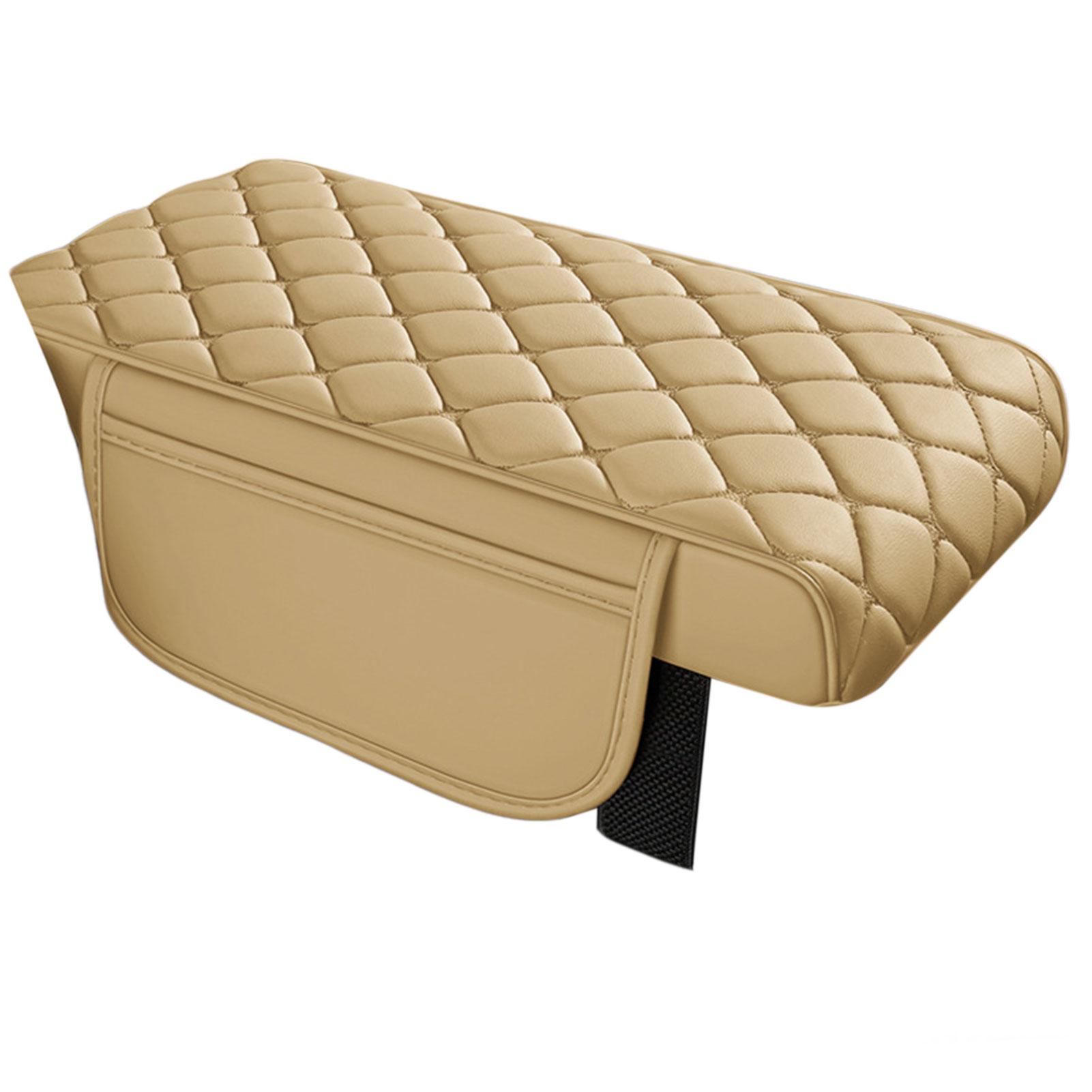 Car Center Console Armrest Cushion,4-In-1 Arm Rest Mat,Elbow Support Armrest Protector Cover,Armrest Box With Tissue Case