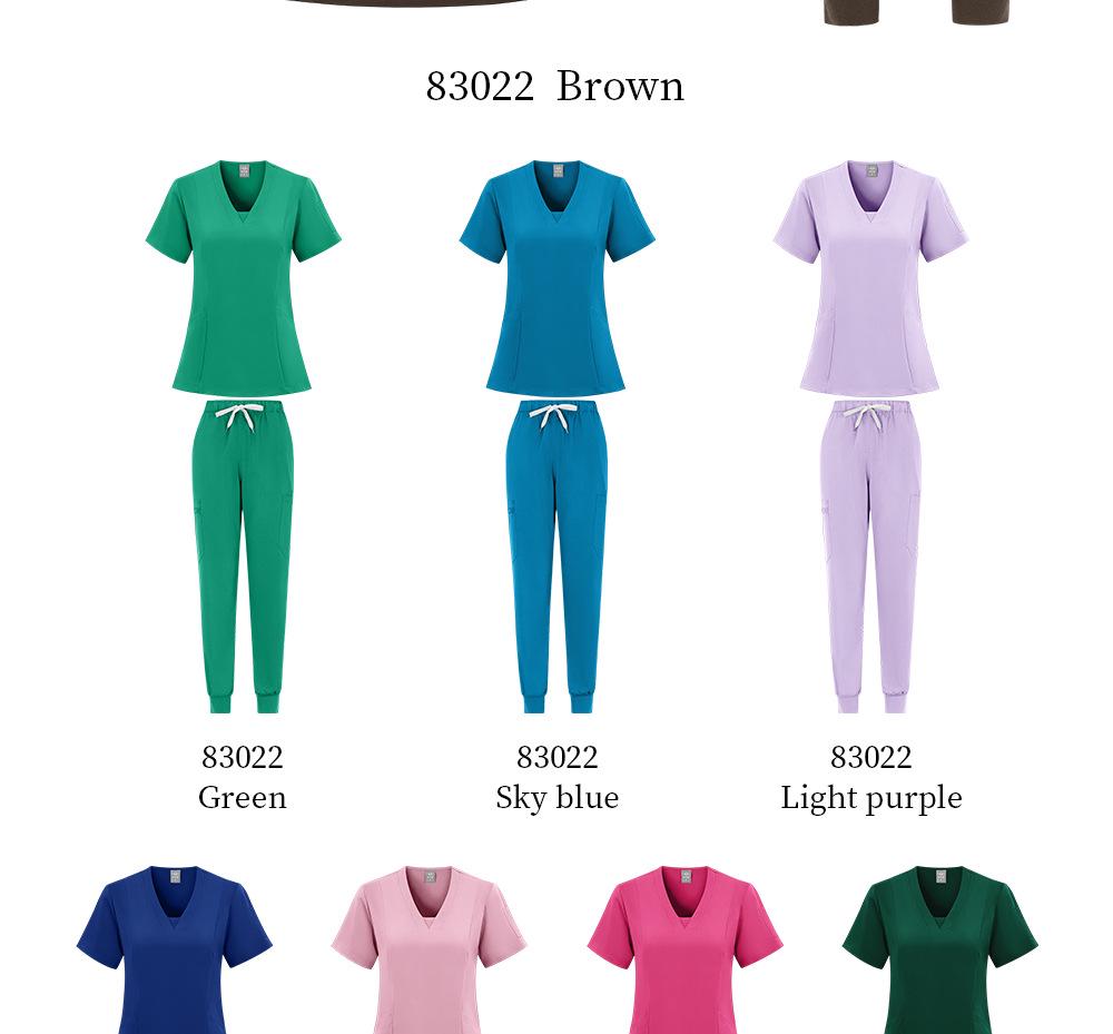 Unisex Quick-Drying Stretch Scrub Suit for Medical and Spa Professionals