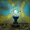 Moroccan Mosaic Table Lamp: DIY Ethnic Bedside Night Light with Music, Turkish Round Ball Design, Internet Celebrity Decor