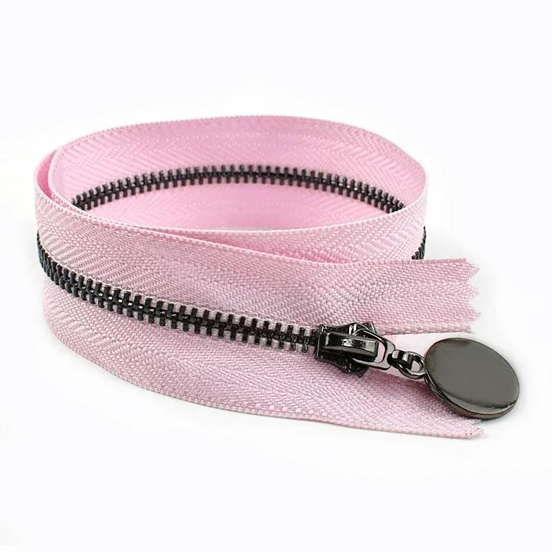 Meetee 3/5 Bucăți Kit de Reparație Fermoar Metalic #3 15-30cm Capăt Închis 40-70cm Capăt Deschis Fermoare pentru Buzunar Îmbrăcăminte Accesorii de Cusut