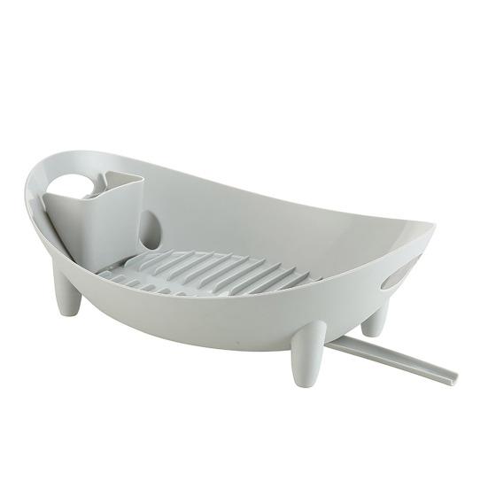 Countertop Dish Rack Plastic Dish Drying Rack Tableware Holder Bowl And Utensil Holder with Drainage for Kitchen Counter Sink