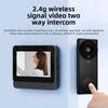 2.4G 4.3 Inch Home Office Apartment Video Intercom Door Camera HD Doorbell Camera IPS Screen Smart Door Bell