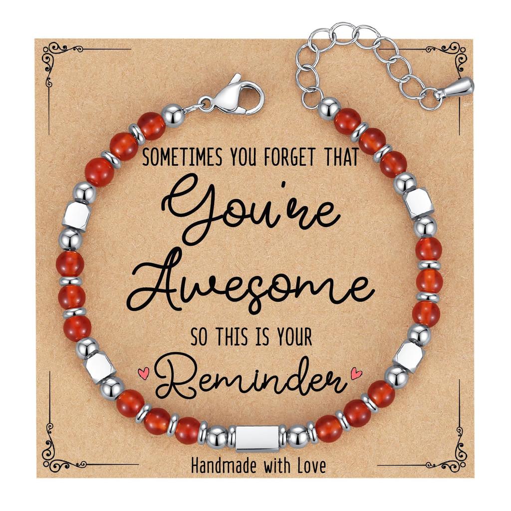 JYL TS Bracelet Letter Heart  Set Stackable Friendship & Personalized Luck