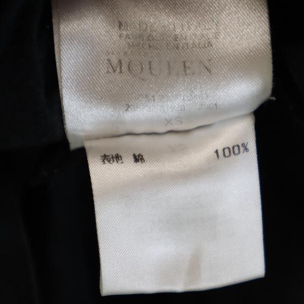 Alexander McQueen made in Italy Short sleeve T-shirt XS Black series Men's Used