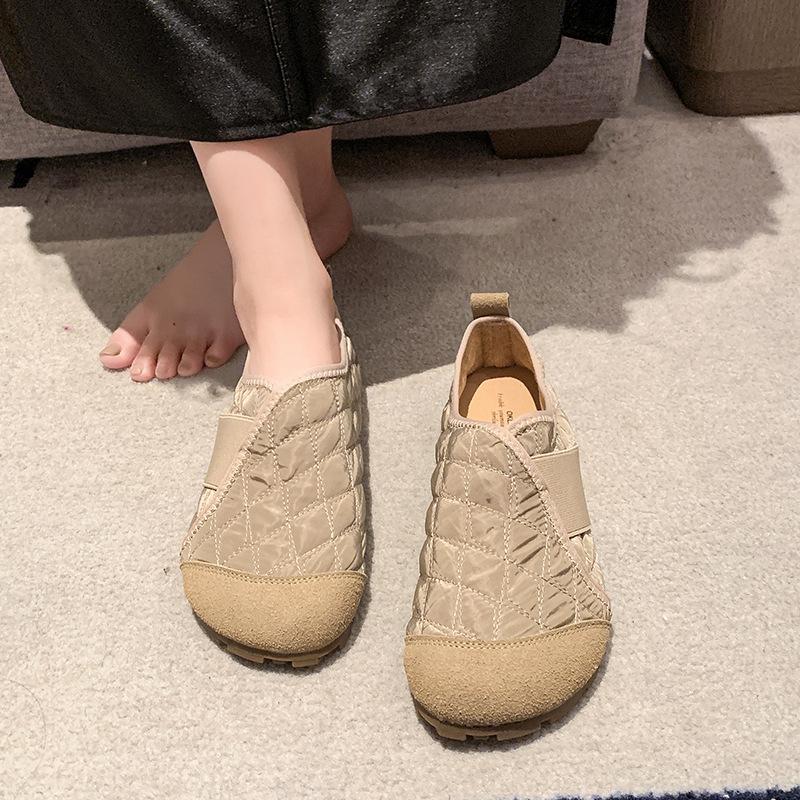 

Сяосян туфли-лодочки женские весенне-осенние новые с мелким вырезом на мягкой подошве с мягкой поверхностью повседневные и удобные на одной педали ленивые туфли бабушки 40 хаки