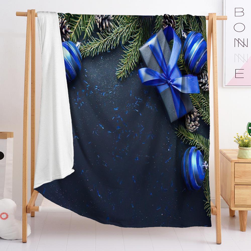 Flannel Blanket Bedroom Blanket European And American Blanket Christmas Theme Blanket Universal In All Seasons