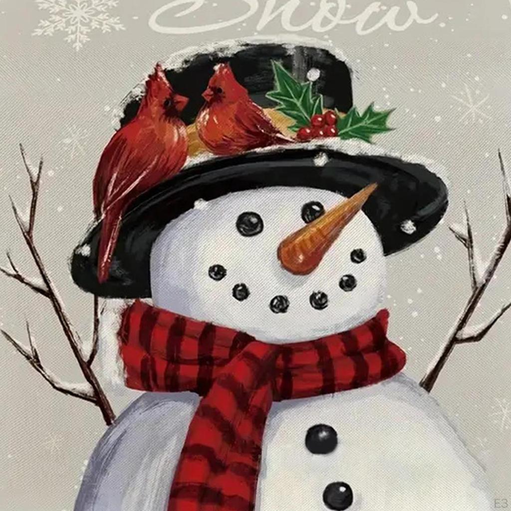 Christmas Snowflake Table Runner, Let It Snow Tablecloth, Fashion 12x71 Inch Kitchen/Dining