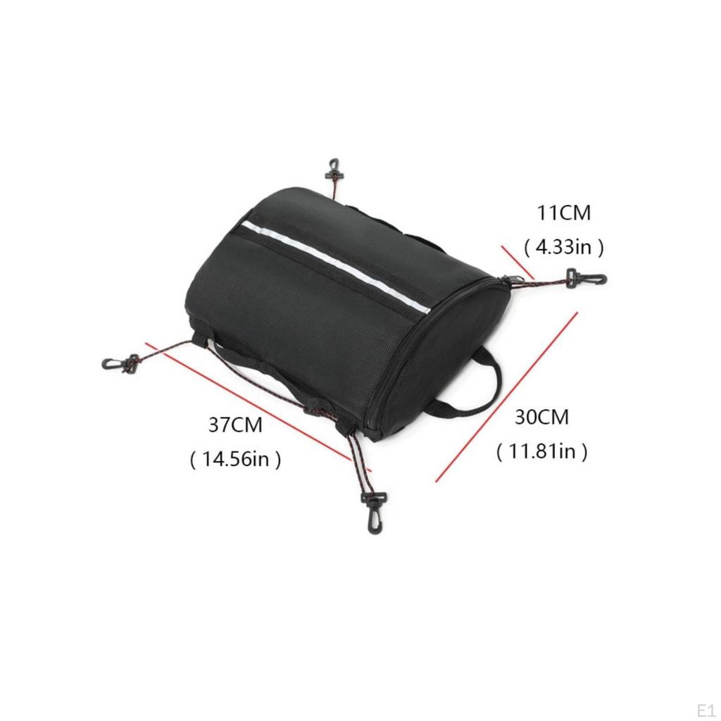 Surfboard Deck Storage Bag Zippered SUP Mesh Carry Handle