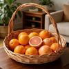 Traditional Handwoven Reed Basket Portable And Stylish Outdoor Picnics Container For Park Outings And Social Gatherings