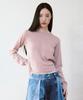NOWANDTOMORROW W Crop Pullover Sweater [Pink]