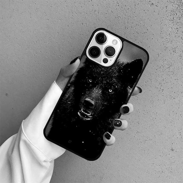 Animal Wolf Roar Phone Case Cover For iPhone 17 Air 15 16 14 13 12 Pro Max 11 Pro Max Plus Coque Shell