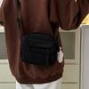 Corduroy spring new fashion solid color women's bag shoulder messenger bag campus fashion bag