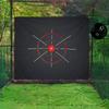 Golf Hitting Target Cloth Impact Resistant Material Concentric Rings Practice