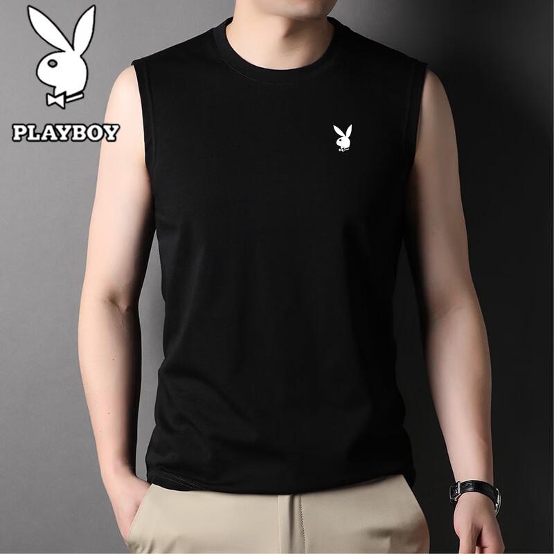 PLAYBOY Men s Pure Color Cooling Breathable Vest XL