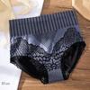 Women's High Waist Seamless Control Panties Body Shaper Underwear Soft Breathable Briefs Plus Size