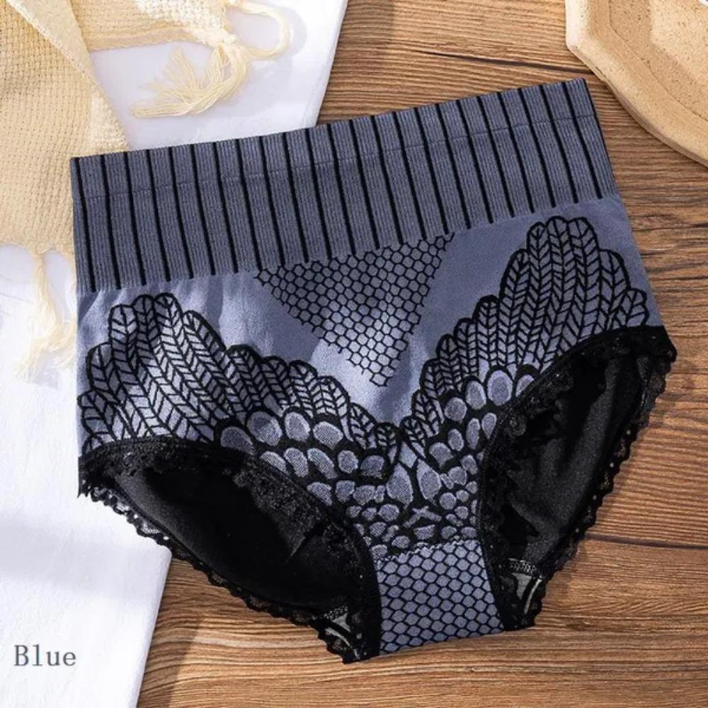 Women's High Waist Seamless Control Panties Body Shaper Underwear Soft Breathable Briefs Plus Size