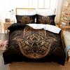 3D Buddha Bedding Set Microfiber Luxury Printed Down Duvet Cover Pillowcase 2/3 Birthday Gift AU210 * 240 Full Size Quick Drying Soft Home Textile