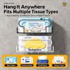 Rust Resistant Paper Holder No Drill Installation Wet Wipe Storage Rack  Kitchen Bathroom